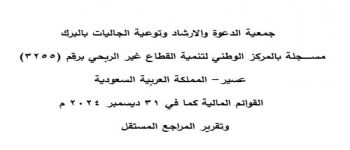 القوائم المالية لعام 2024م